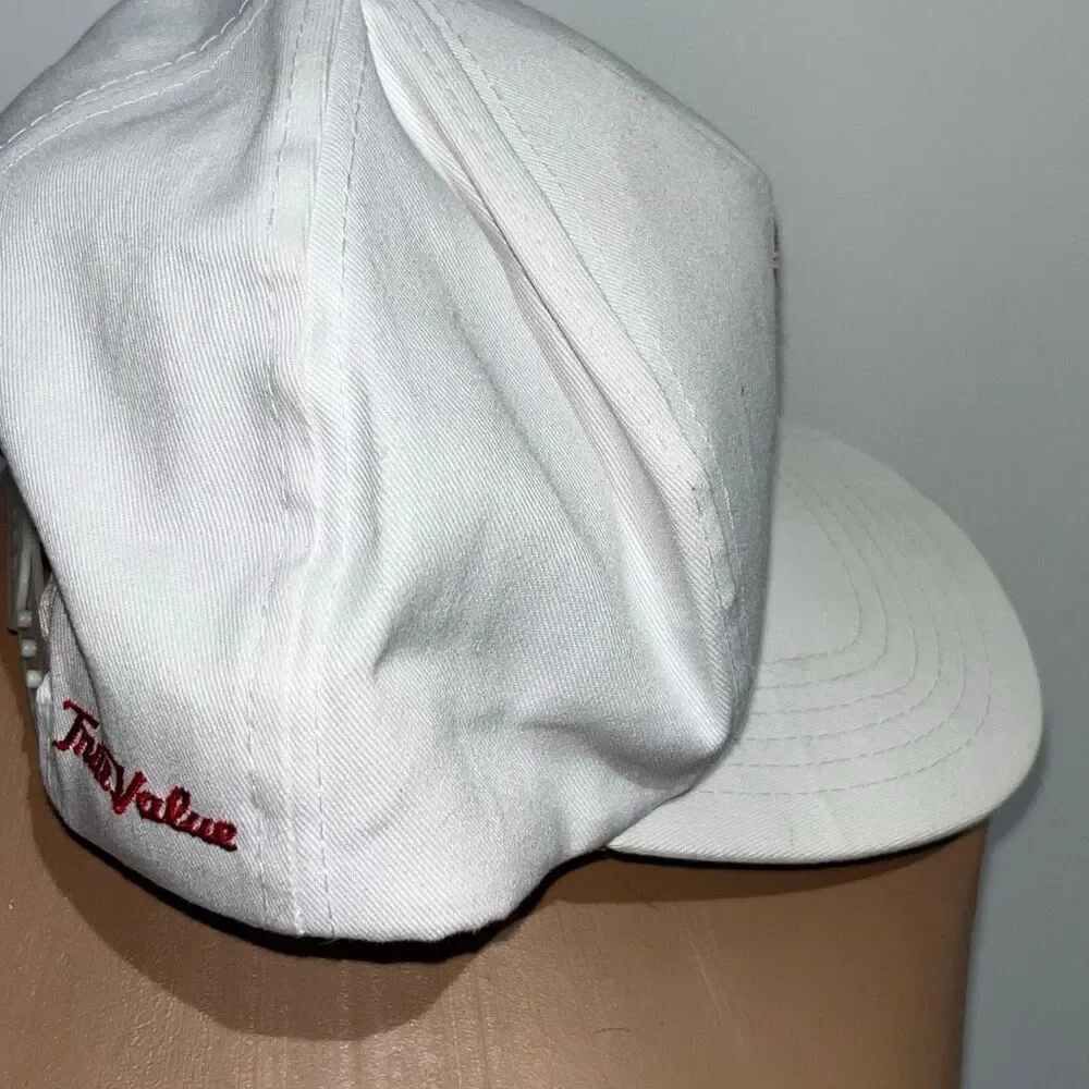 Vintage 1990 MLB All-Star Game Chicago Cubs Snapback Hat White‎ True Value Logo